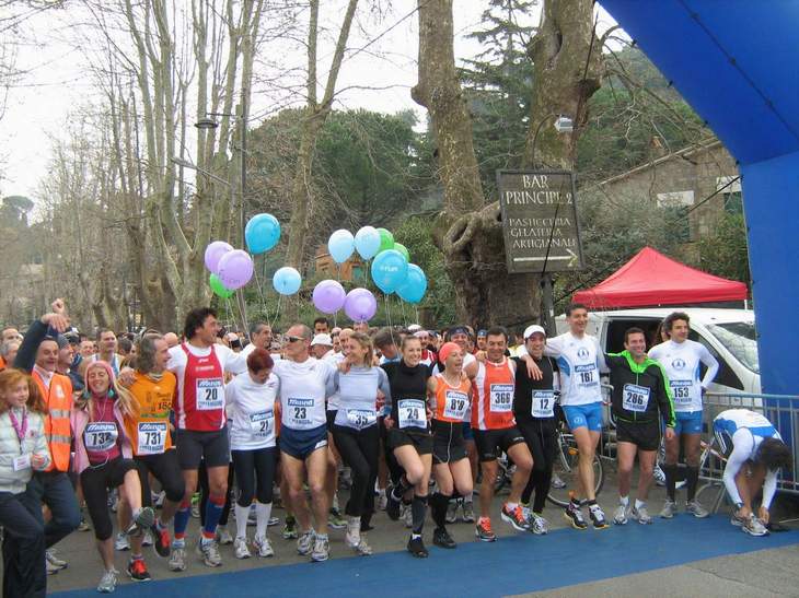 PARTENZA DEL GIRO DEL LAGO DI BRACCIANO